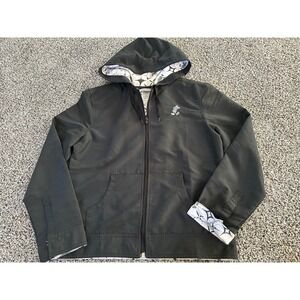 F35 Disneyland Resort Mickey Mouse Embroidered‎ Zip Up Hooded Jacket